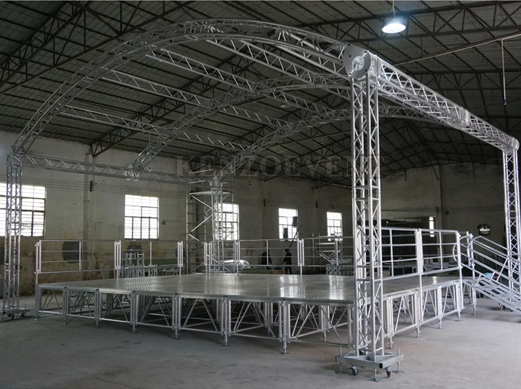 Aluminum Portable Stage Truss System for Sale