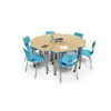 Hot sales office furniture massage wood kids study centre table