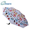 23'' White Auto Open/close Tote Bag and 3 Fold Umbrella