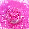 pearl cherry red pink colors fine glitter 1/16'' 1.5mm big chunky glitter