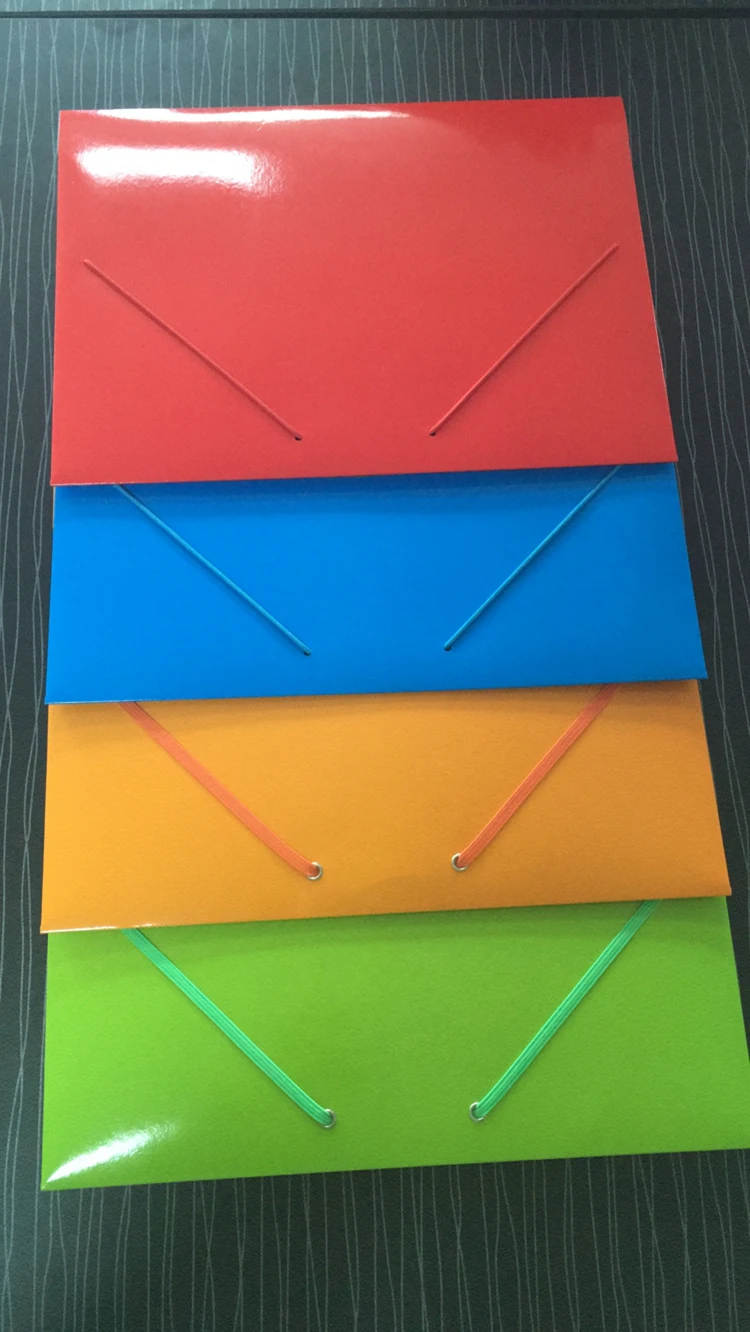 New A4 Size Paper File Folders Colorful School Test Paper