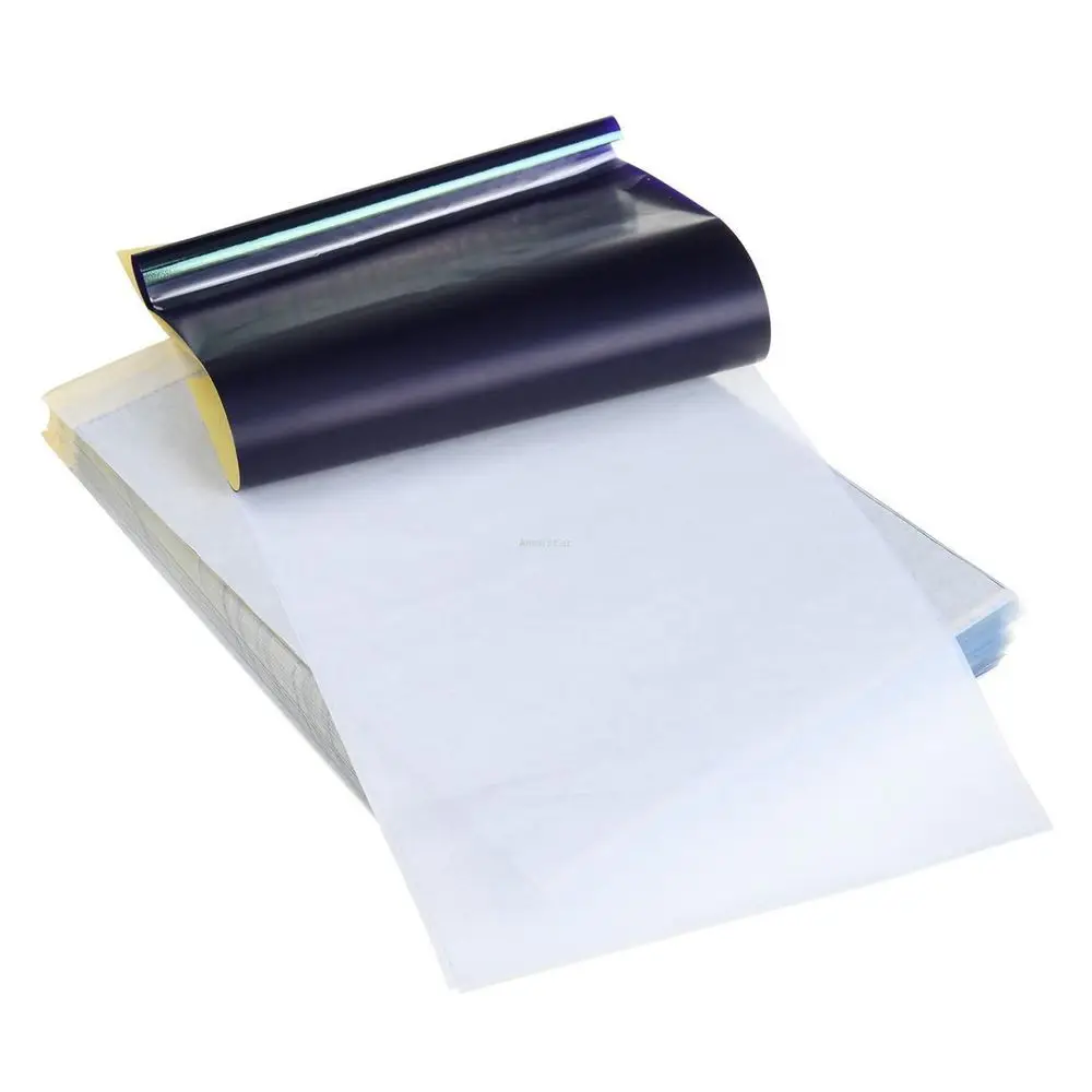 100 sheets tattoo supply carbon thermal stencil transfer paper 8 5 100 sheets tattoo supply carbon thermal stencil transfer paper 8 5