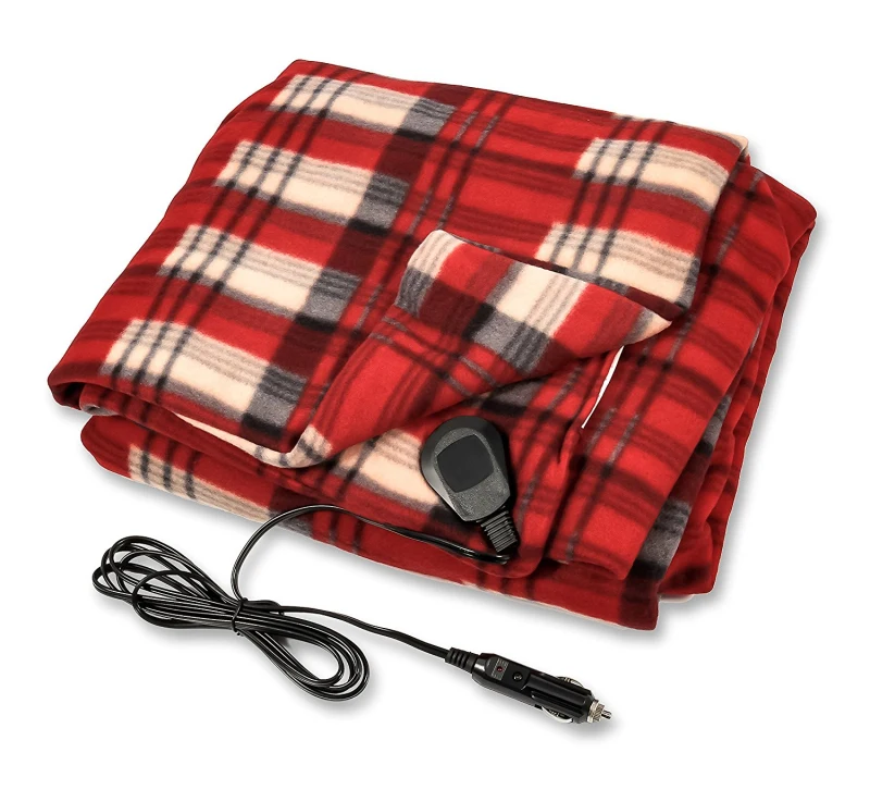 12v Dc Car Heated Electronic Blanket With 3 Setting Heating Buy Car