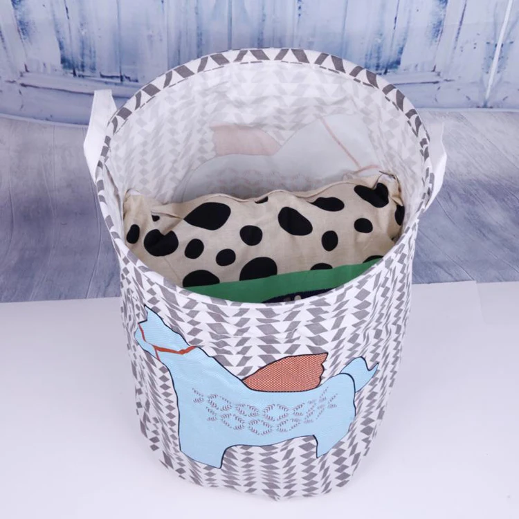 Dirty Clothes Storage Basket Folding Waterproof Dirty Clothe Laundry Basket Cotton Linen Kids Toy Sundries Storage Barrels Large.jpg