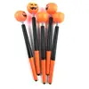 Quirky Promotional Gifts Christmas Party Spring Head Halloween pumpkin lantern Led Light Ball Pen