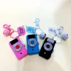 Lovely Camera Shape Key Chain Pendants Rings Chain Cartoon Women Car Bag Key Ring
