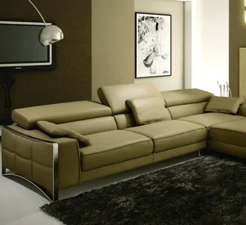 European Style Por Modern Design L Shaped Sectional Real Leather Sofa Set Product On