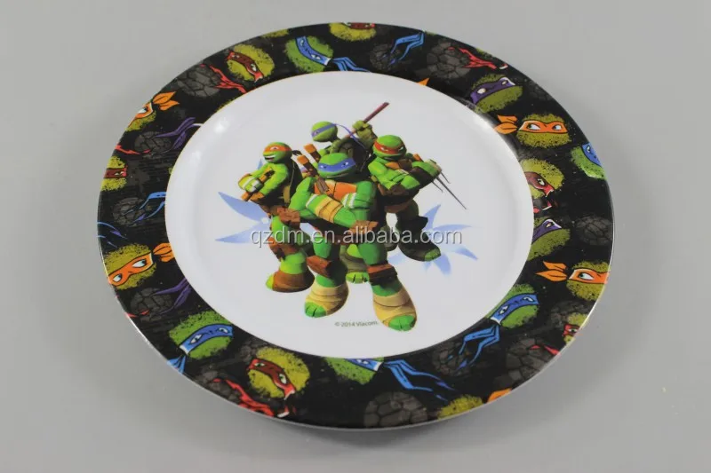Custom Print 8" Melamine Dinner Plate for Boys