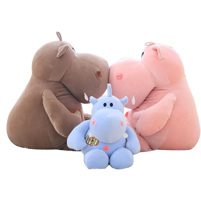 blue hippo stuffed animal