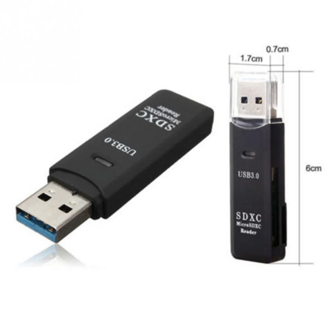 Custom Logo USB 3.0 Card Reader High Speed Single Card Reader SD TF Card Reader - ANKUX.COM