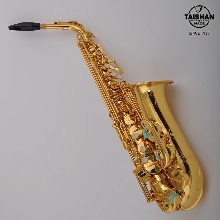 New Super Alto Eb Golden Saxophone Sax Lacquer Gold+case&accessories