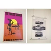 Nice design poster holder advertising paper clip snap rail aluminum