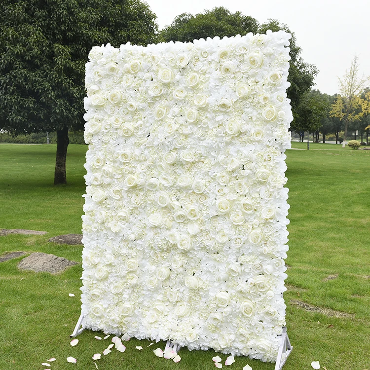 Wholesale Price Flower Wall Backdrop Silk Fashion Artificial Flower