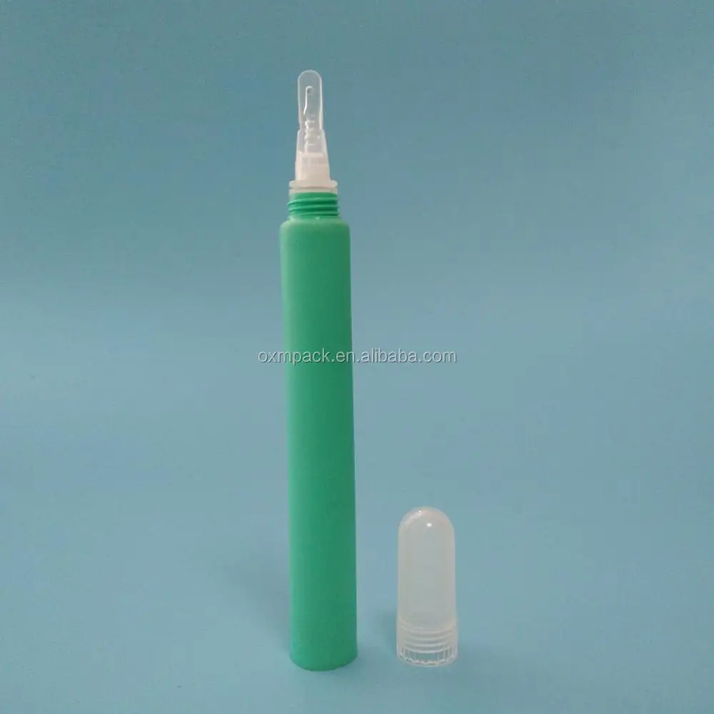 Plastic Tube With Soft Silica Gel Spatula Applicator,Twist Lip Balm