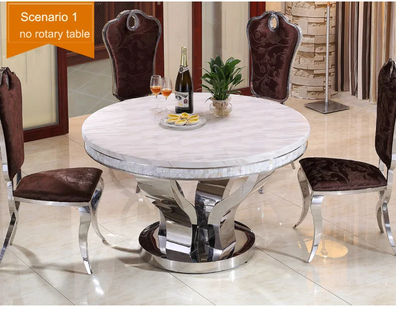 stainless steel round table price