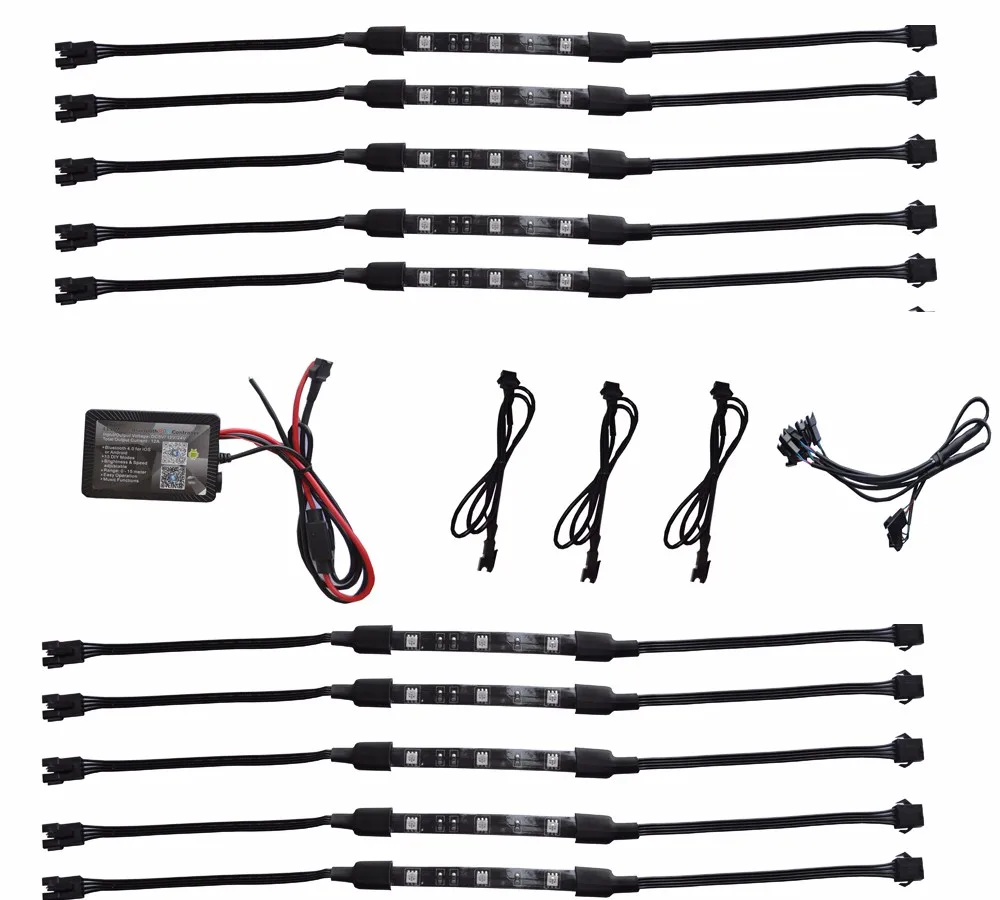 Led Custom Lighting 10 Pcs Motorcycle Underglow Accent Lighting Kit