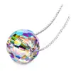 2019 jewelry 925 sterling silver crystal necklace