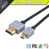 Super Slim Flexible HDMI Cable - Supports Ethernet, 3D, and Audio Return - 8.2 foot