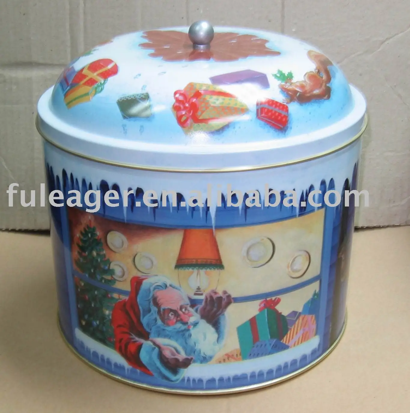 christmas tin boxes