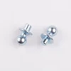 Factory galvanized steel ball head solil rivets with round washer