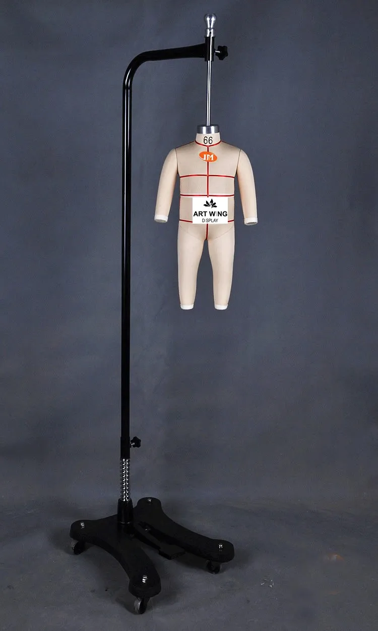 (014y) Adjustable Flexible Kids Tailoring Fabric Child Size Dummy