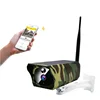1080P IP67 waterproof wifi solar panel charging cctv IP camera outdoor wireless security solar camera camouflage