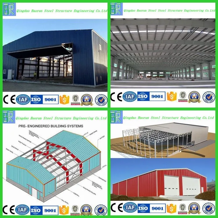 Industrial steel structure hall