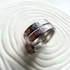 Secret Hand Stamped Personalized Message Ring Engraved One Piece Stacked Look Message Ring