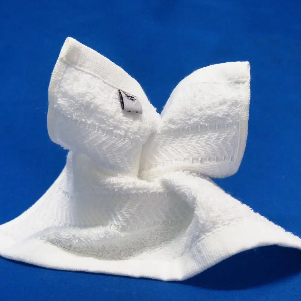 100% 棉飞机清爽一次性毛巾