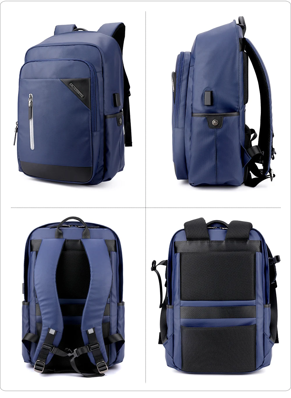 Arctic Hunter Large Capacity Laptop Backpack External Usb Charge