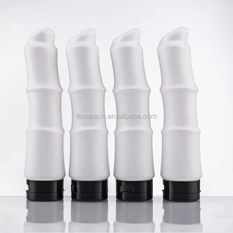 120ml 200ml 300ml Upside Down Oval Shaped Flip Cap Shampoo Hdpe Bottle