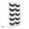 3D pair mink lashes strip private label eyelash Packaging Dropship crazy 10 pairs false natural False Eyelashes Set