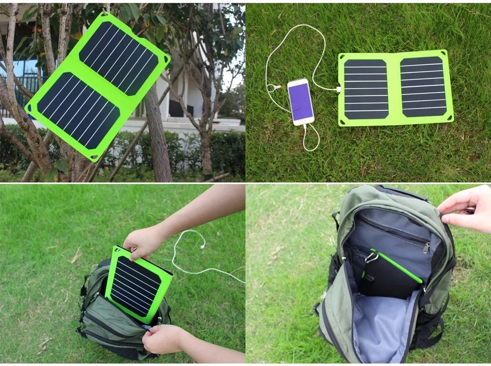 Super Fast 9w Solar Mobile Phone Charger For Hiking,Biking,Beach,Travelling,Etc Buy Solar Pack