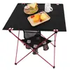 Portable Folding Camping Table 2 Tier Oversize 4 Cup Holders and Carrying Bags for Indoor and Outdoor Picnic