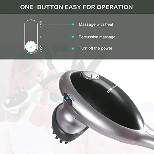 New Invented Vibrating Spa Scalp Body Handheld Head Massager Machine