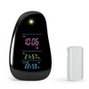 Home Decor 4-in-one Multi-function Digital LED Desk Table Cube Alarm Clock with Thermometer Calendar Alarm