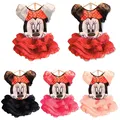 2016 New Baby Girls Sets Girls Minnie Mouse Clothing Set T shirts Children 2pcs Suit Retail