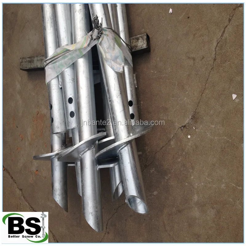 Basement Repairs Helical Anchors 4-1/2 inch Round Shaft