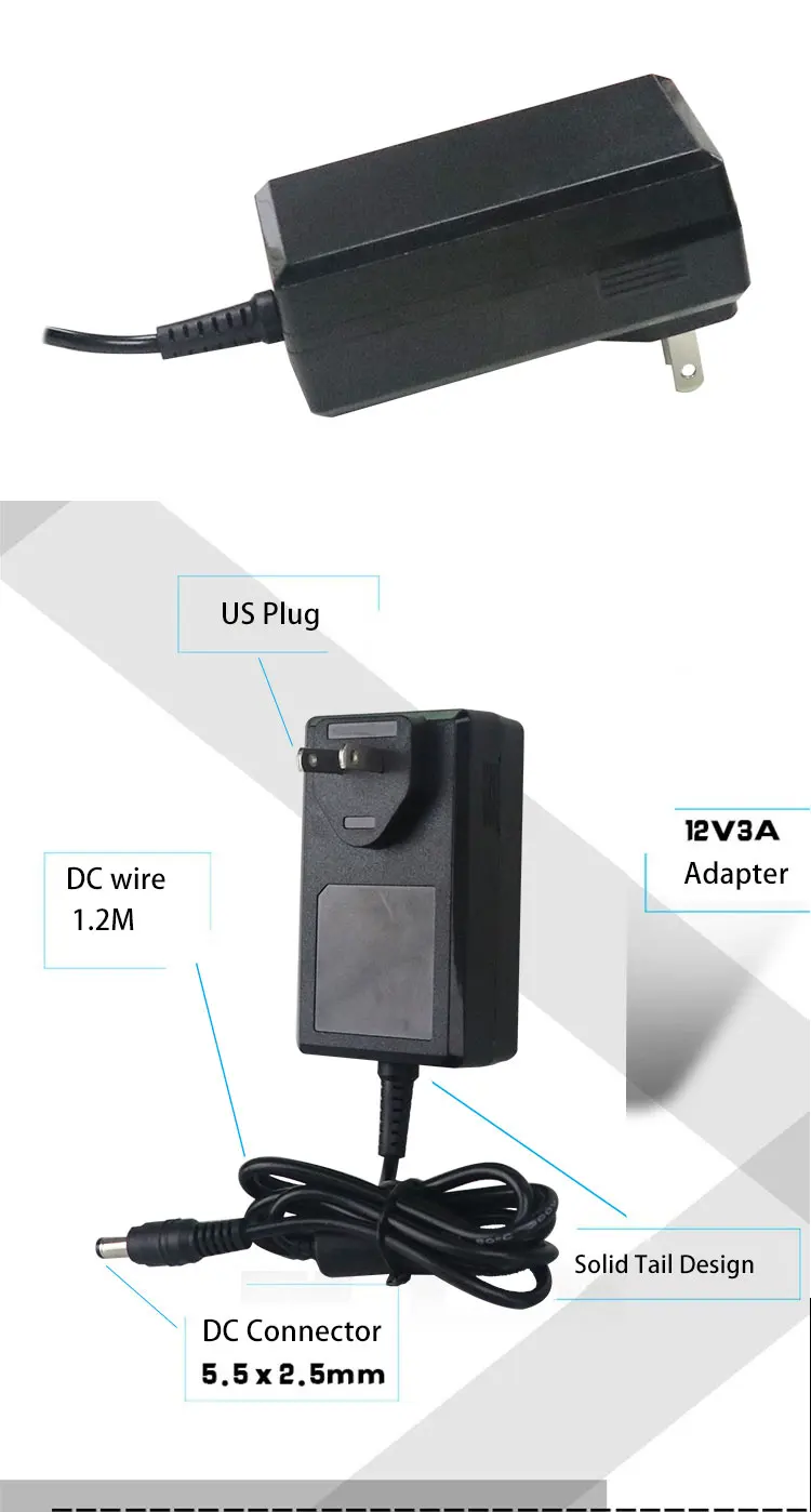 12v 3a 36w Power Adapter