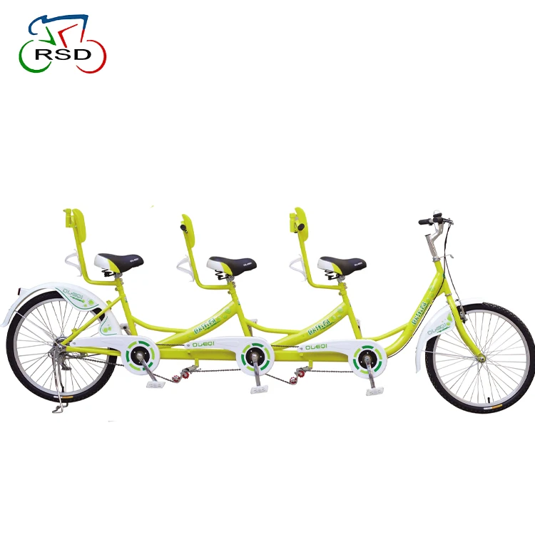 3 seat tandem bike