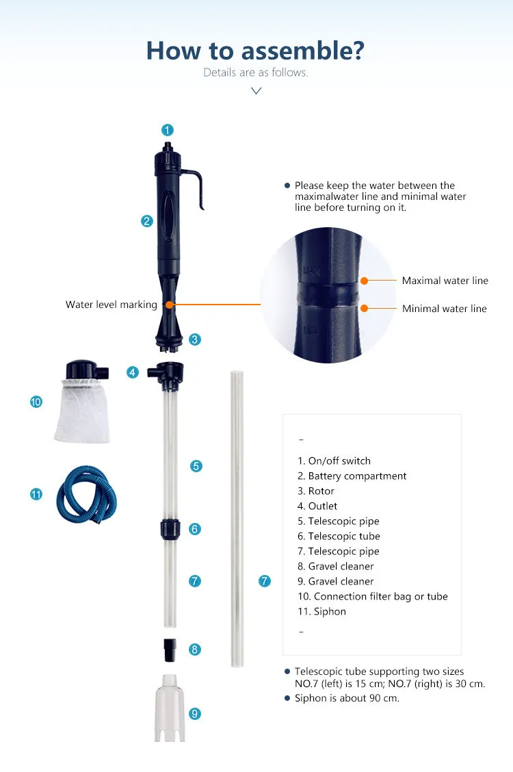 battery powered aquarium filter