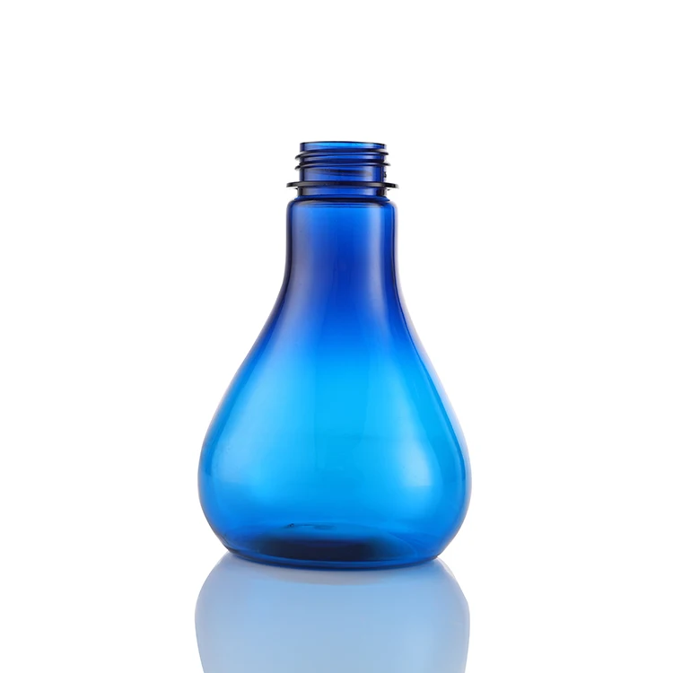 Factory Manufacture 275ml Colored Light Bulb Shaped Pet Plastic Spray