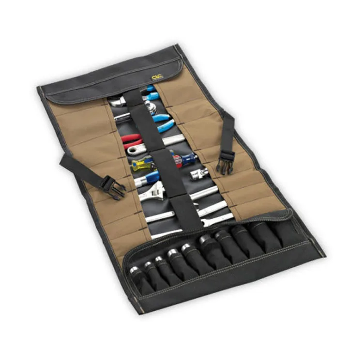 Mechanic's Wrench Organizers Ratchet Tool Socket Rollup Pouch Bag,Roll