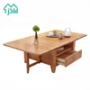 Jasiway new design mini folding wooden nest low tea coffee table
