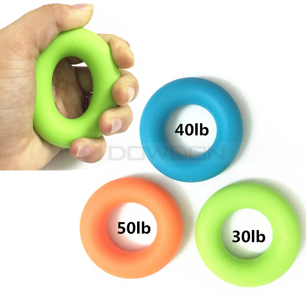 Pelotas Silicona Agarre Mano - Entrenador Fuerza, 5 Colores, 5-50 Kg Resistencia