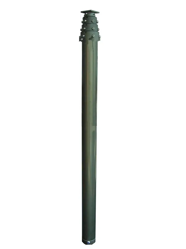 4m Aluminum Pneumatic Telescopic Antenna Mast - Buy Pneumatic Mast 