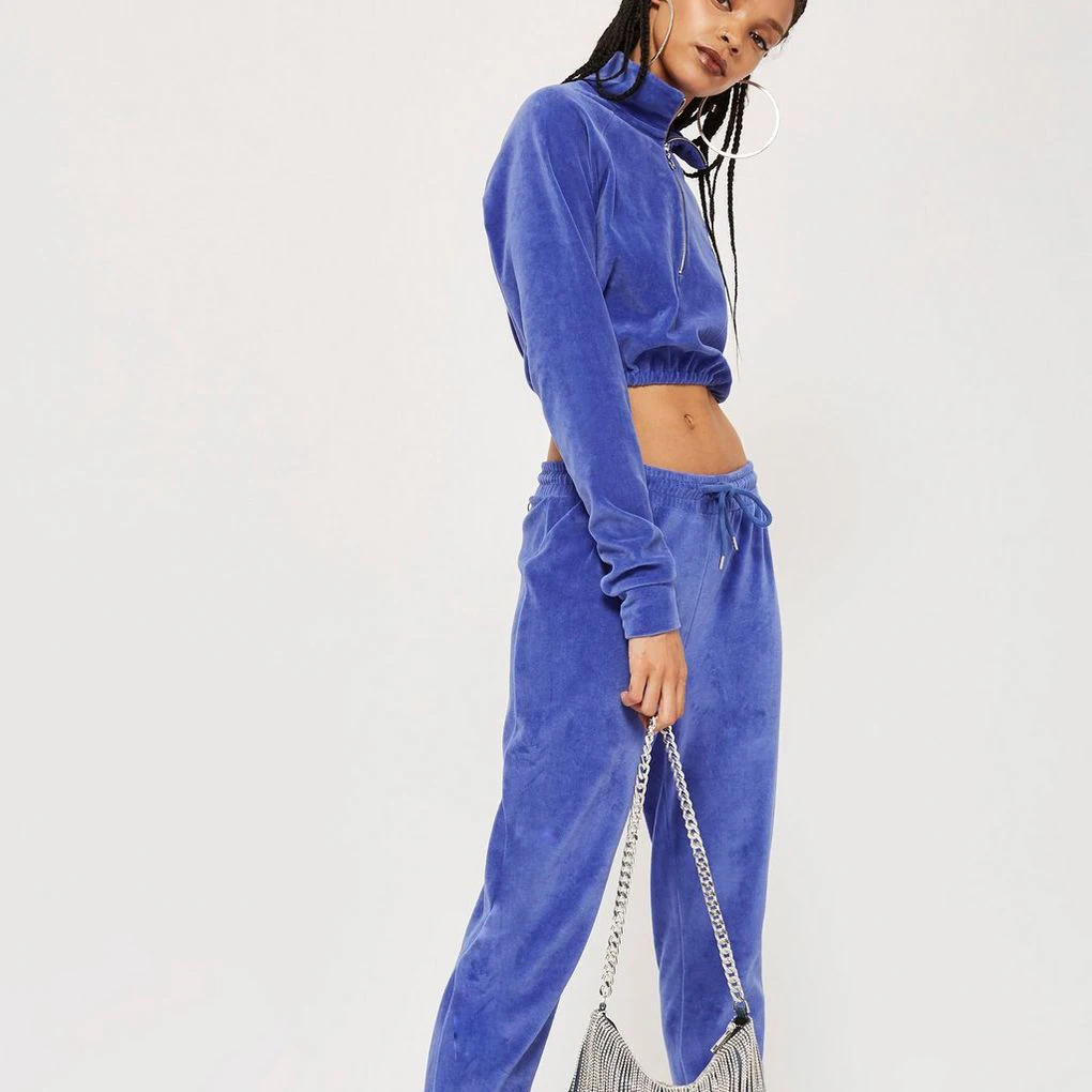 personalised velour tracksuit