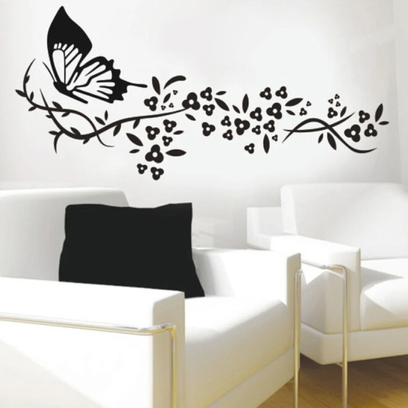 Decorative Living Room Butterfly Vinyl Wall Decal Buy Vinyl Wall