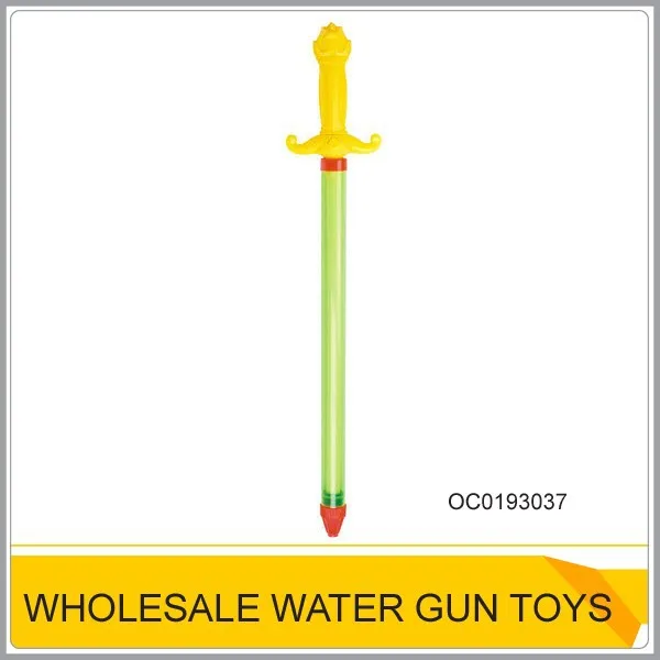 wholesale plastic big sword shape water gun toy for kids oc