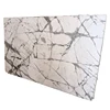 Free Sample Natural Polished Invisible Grey Marble Slabs Price